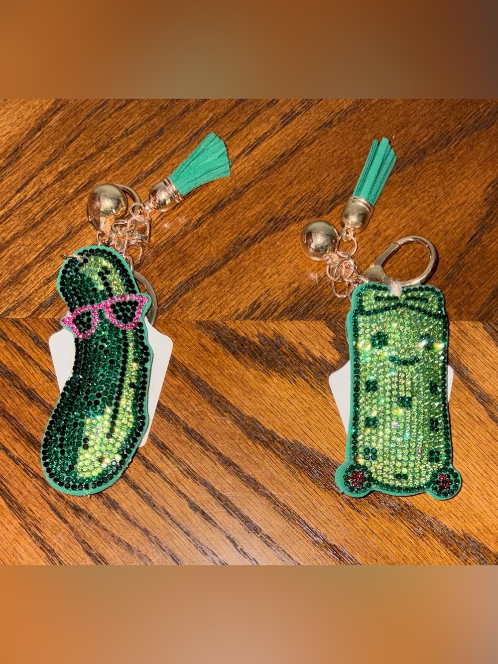 Choice Blingy Pickle Bag Charm Keychain - NEW